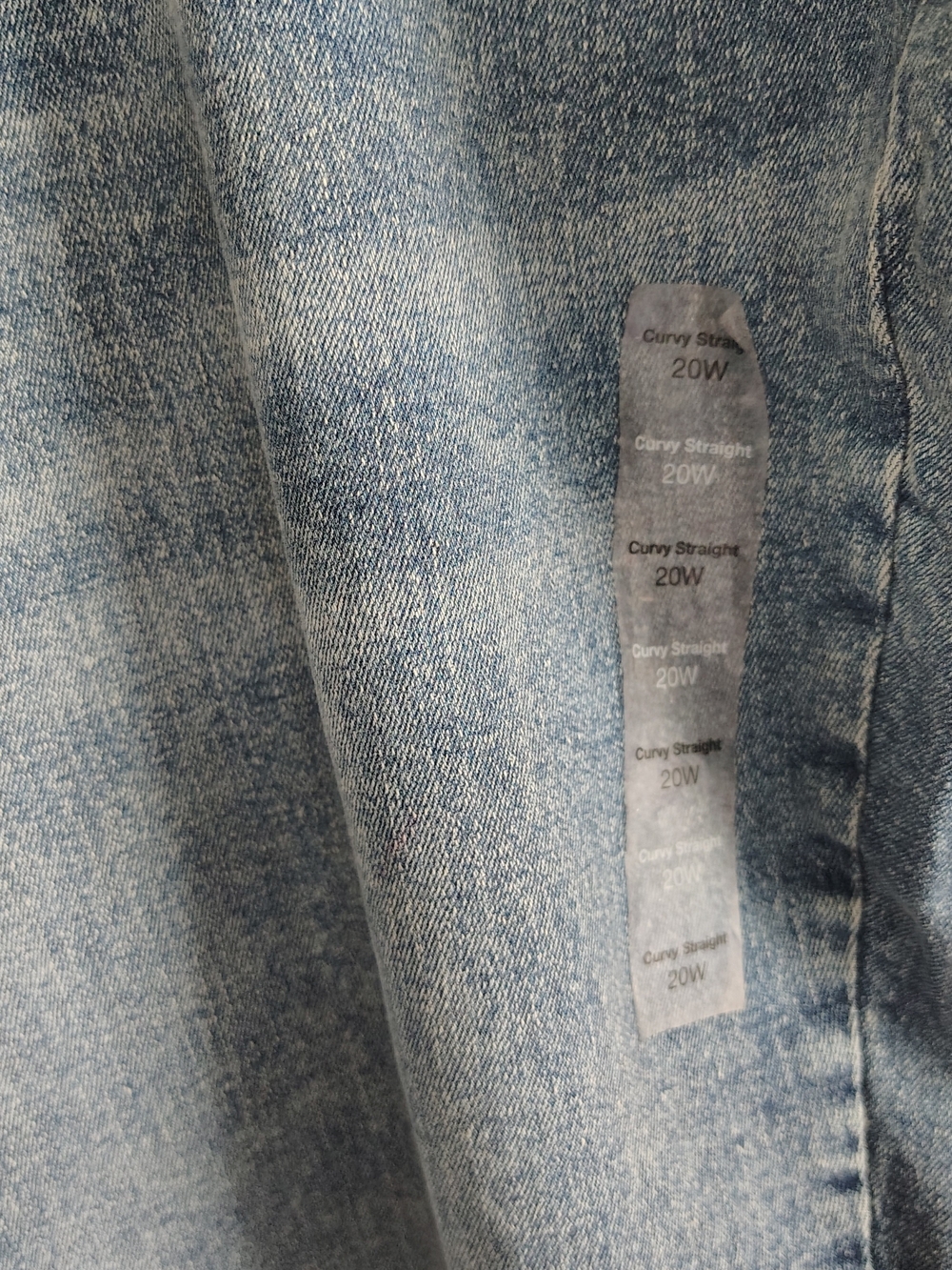 SONOMA Women's Plus Blue High-Rise Straight Jeans 20W - Picture 3 of 10